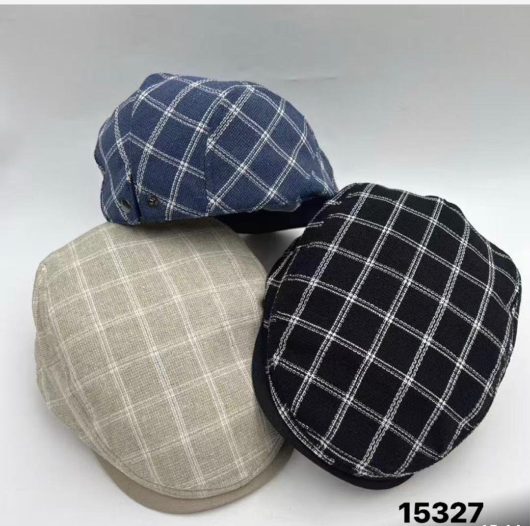 Béret à carreaux